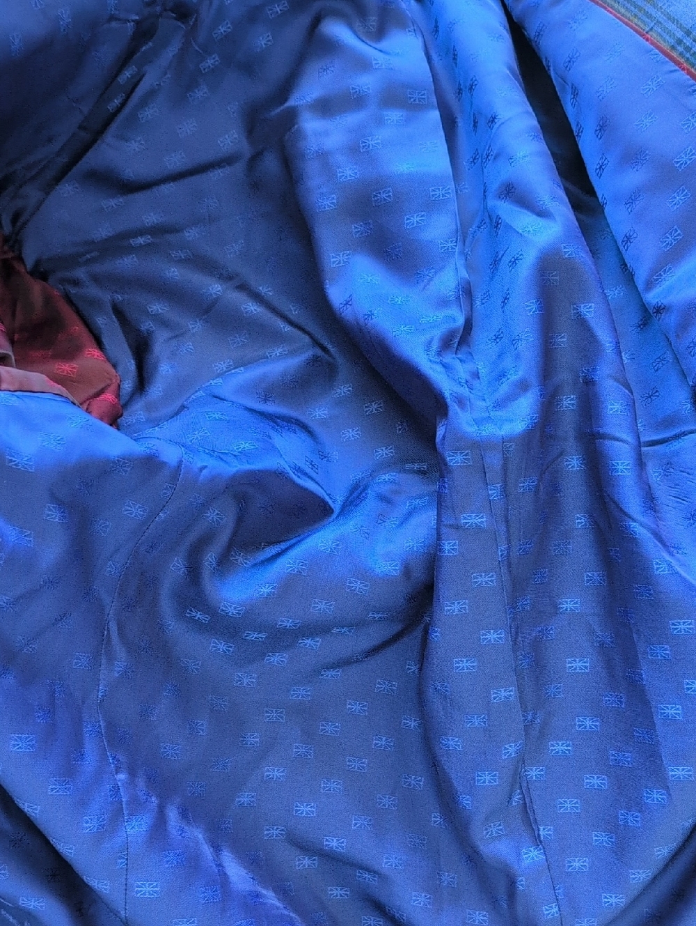 Ben Sherman Blue Plaid Sport Coat Blazer 44 R - Picture 8 of 8